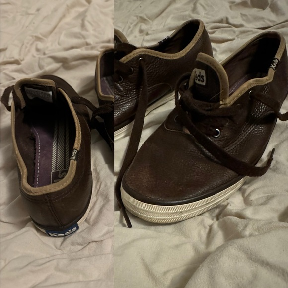 Keds Brown Leather Shoes - Picture 1 of 1